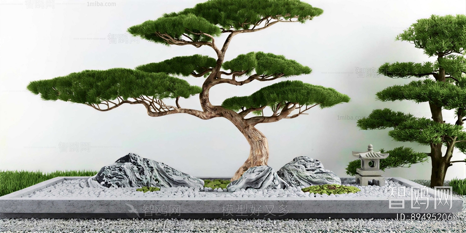 New Chinese Style Plant Landscaping