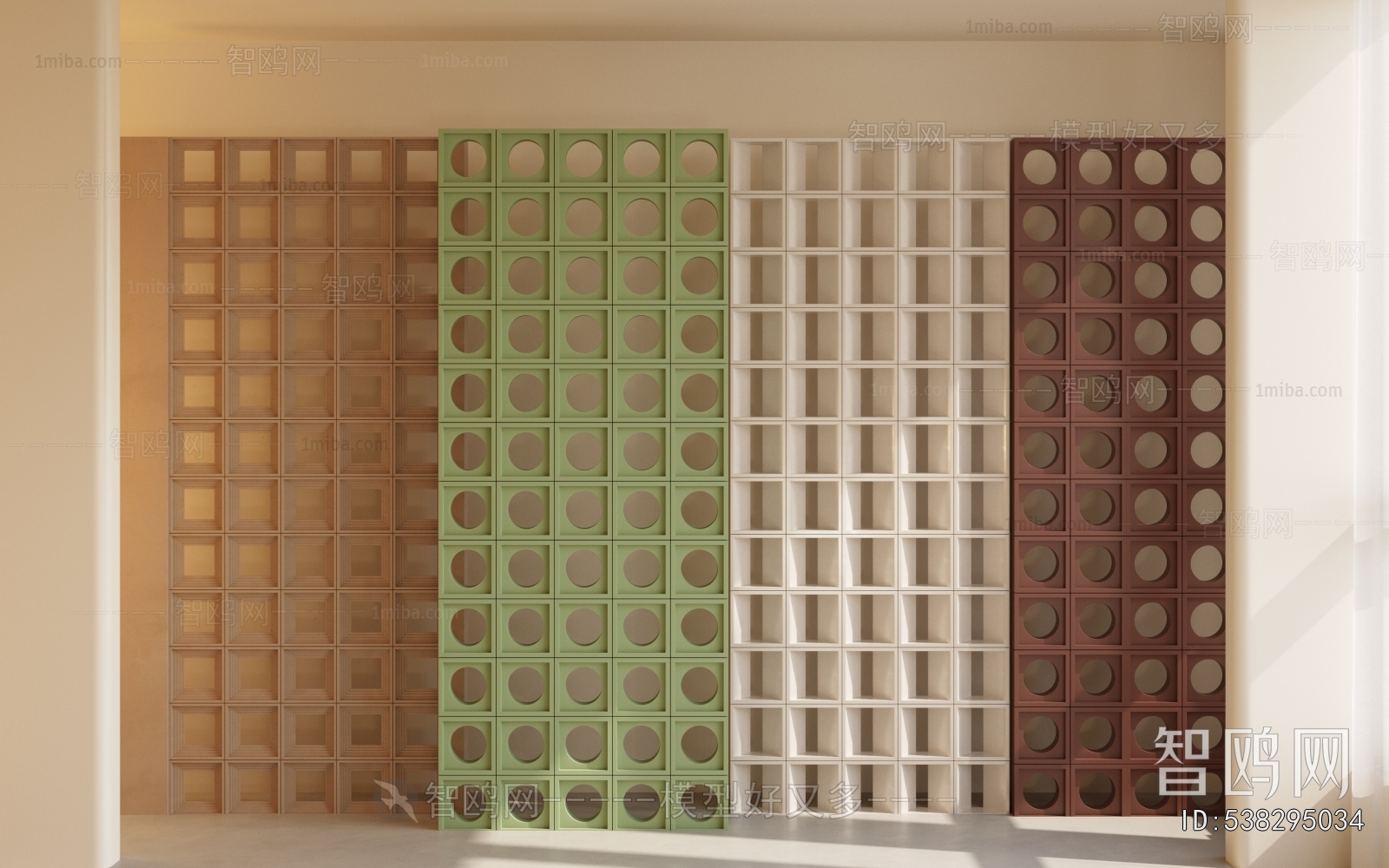 Modern Cement Brick Screen Partition