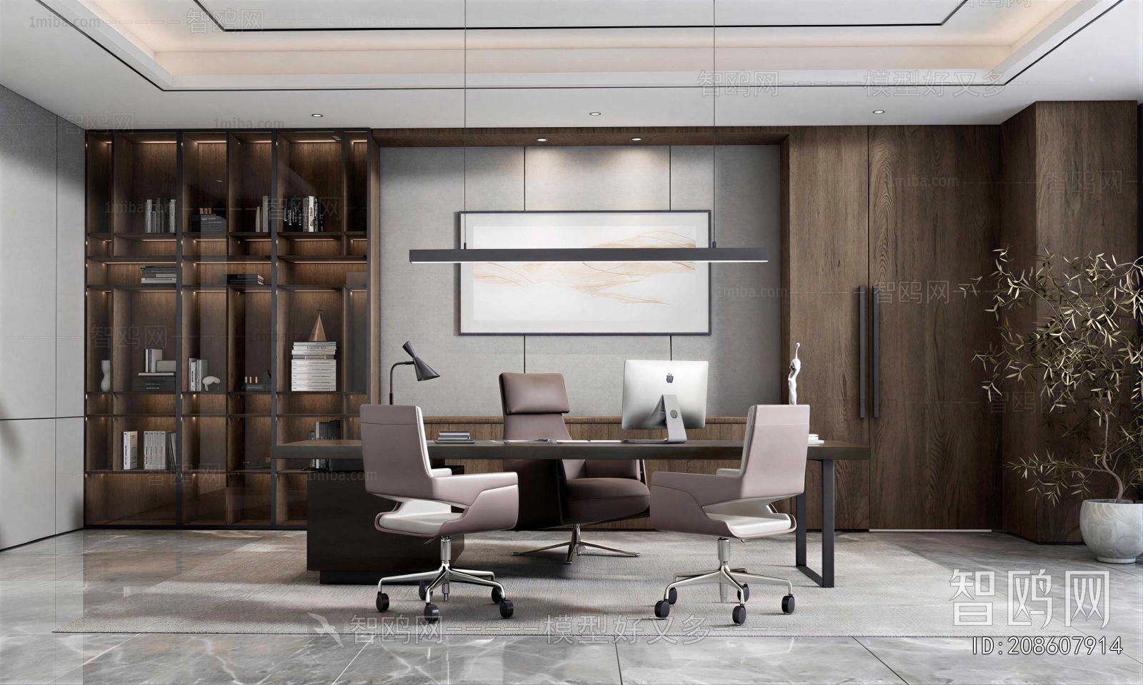 New Chinese Style Manager's Office