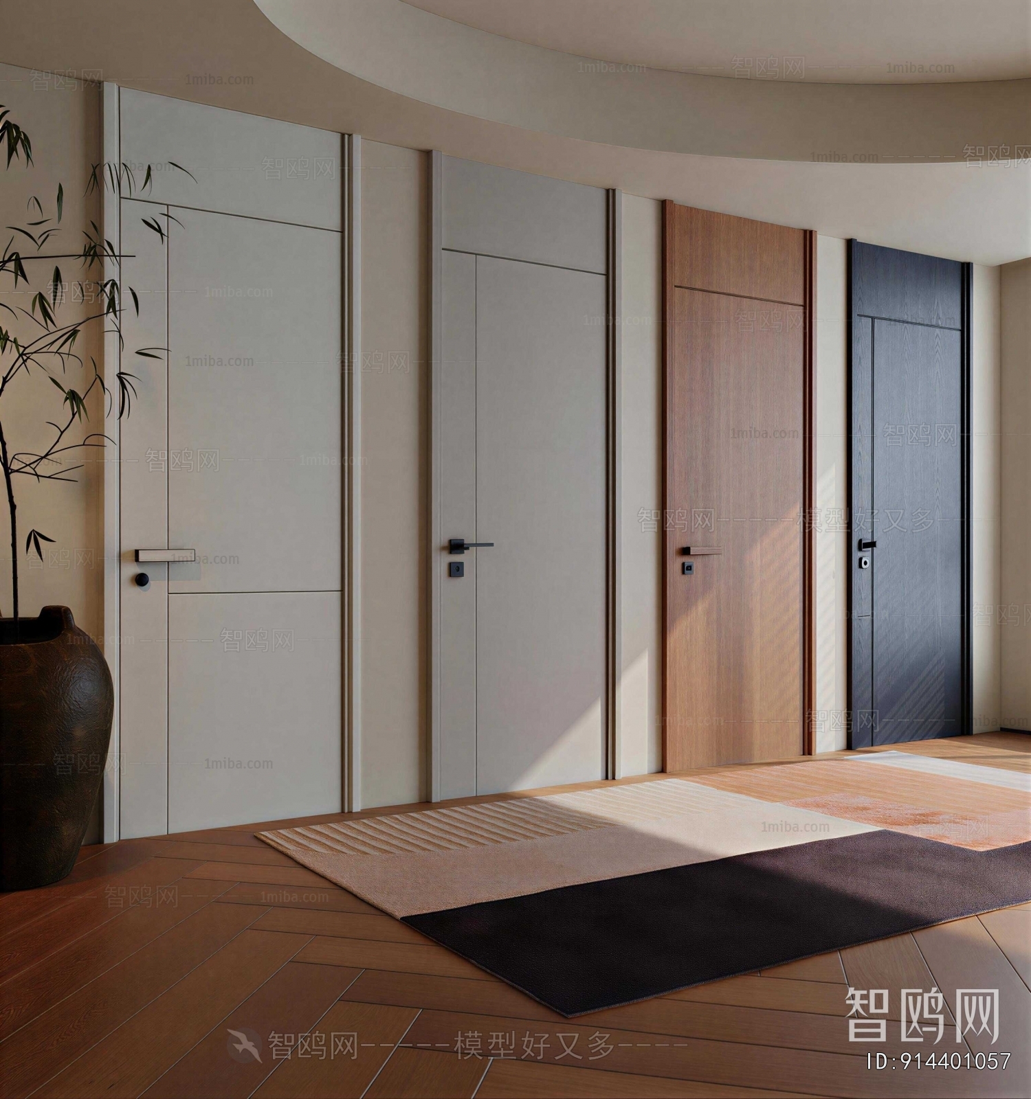 Modern Single Door