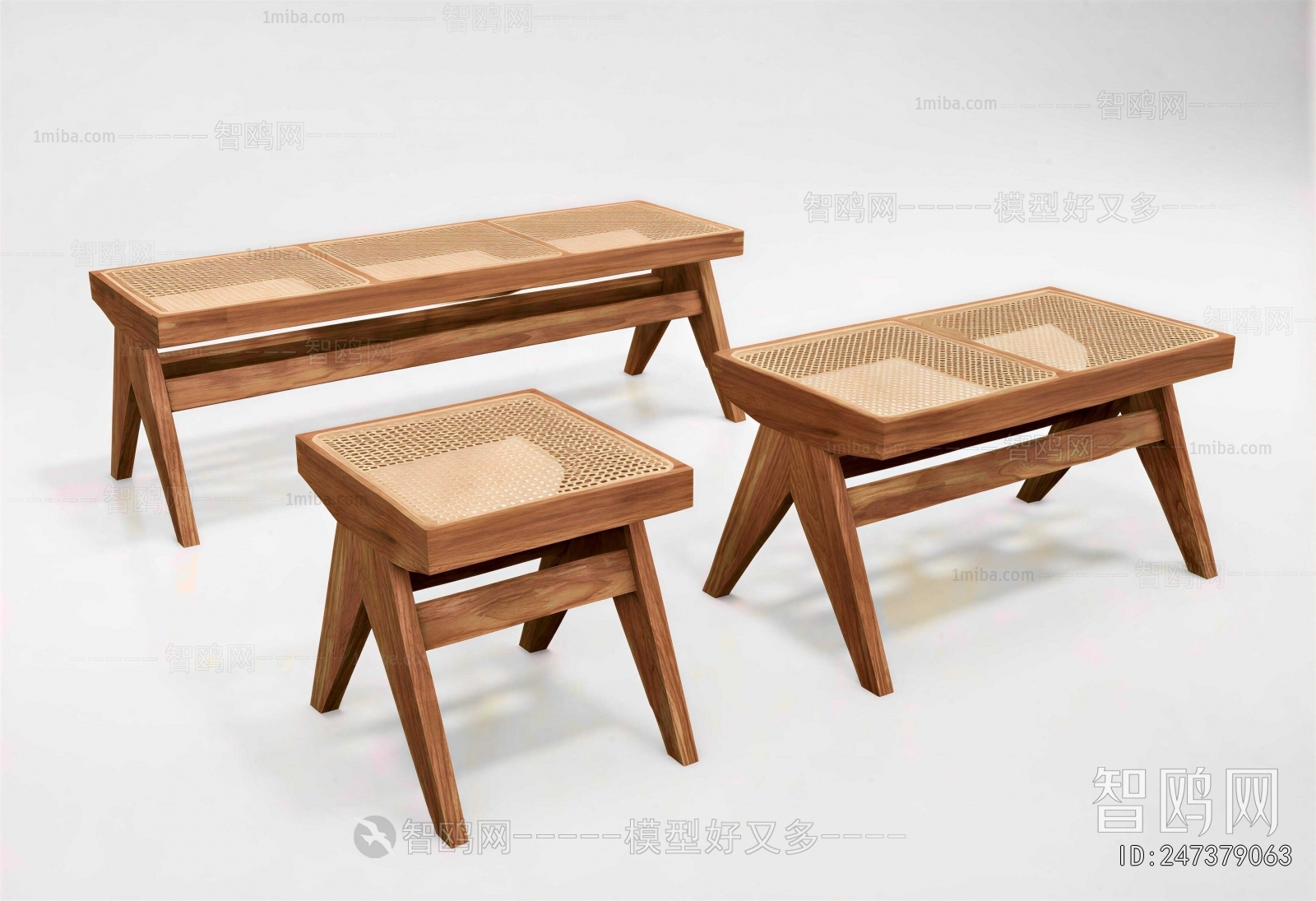 Wabi-sabi Style Bench