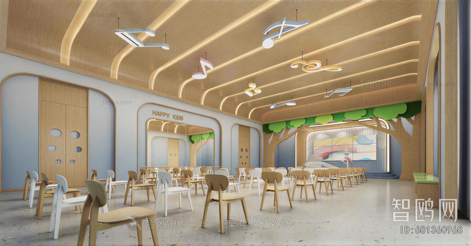 Nordic Style Children's Playroom