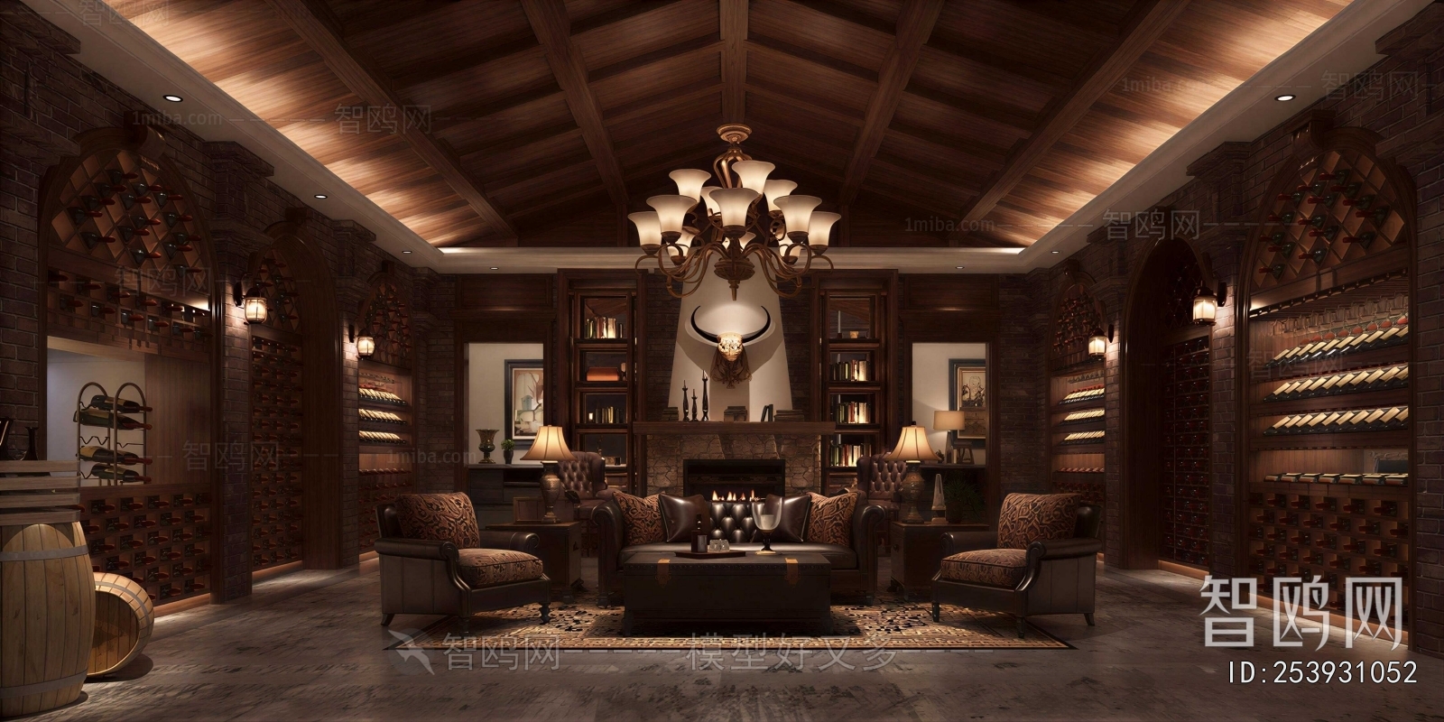American Style Wine Cellar/Wine Tasting Room