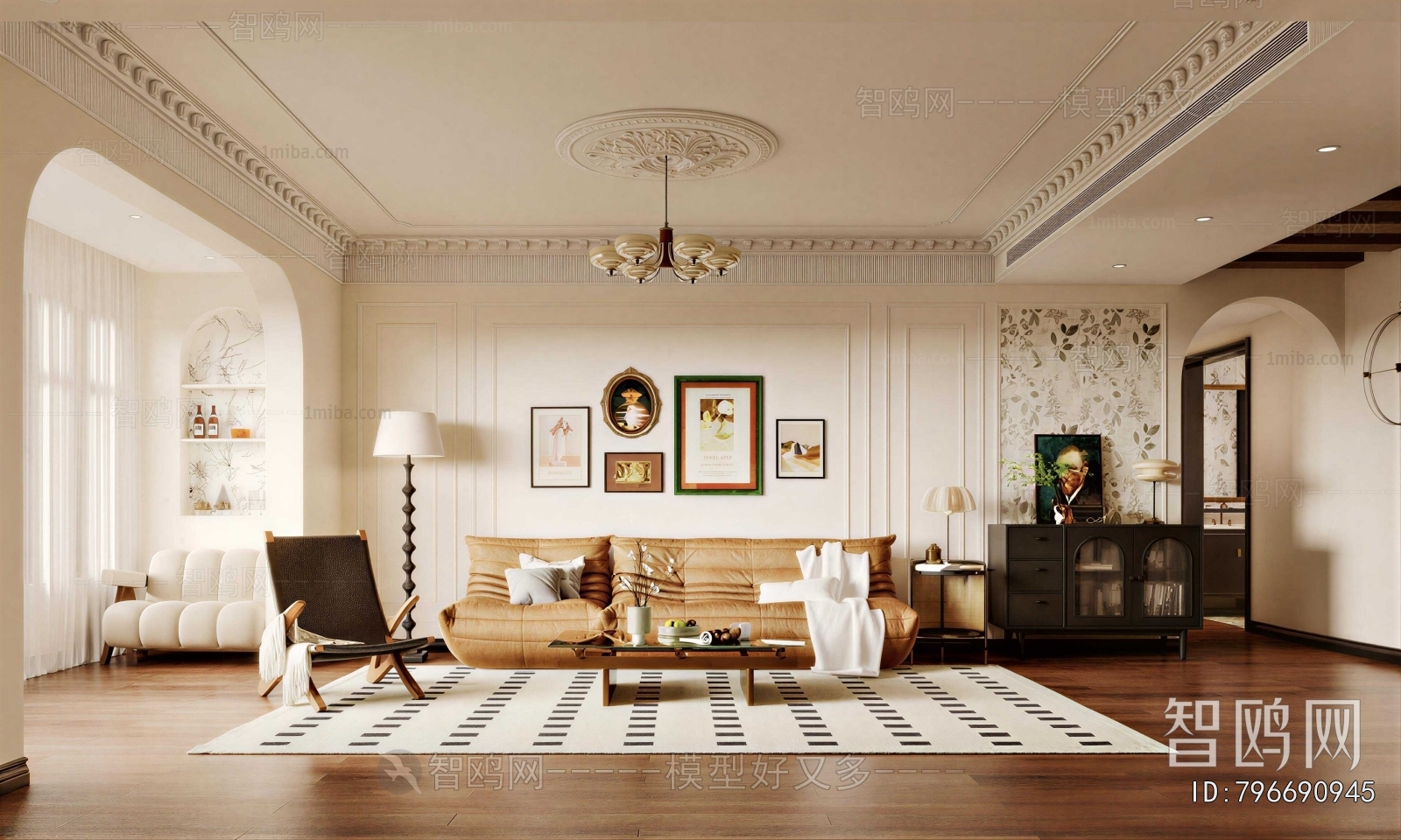 French Style A Living Room