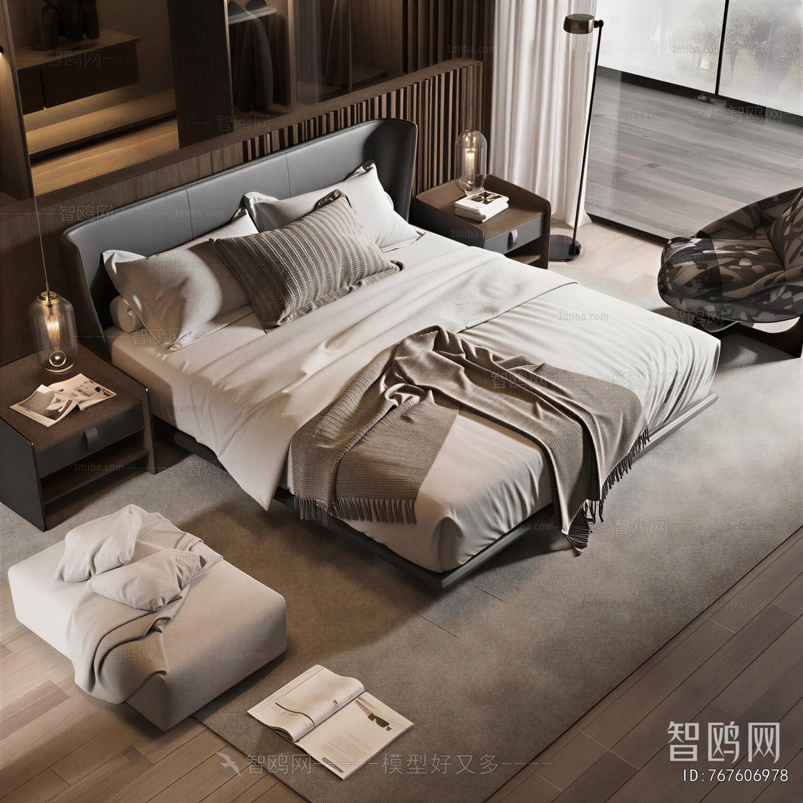 Modern Double Bed