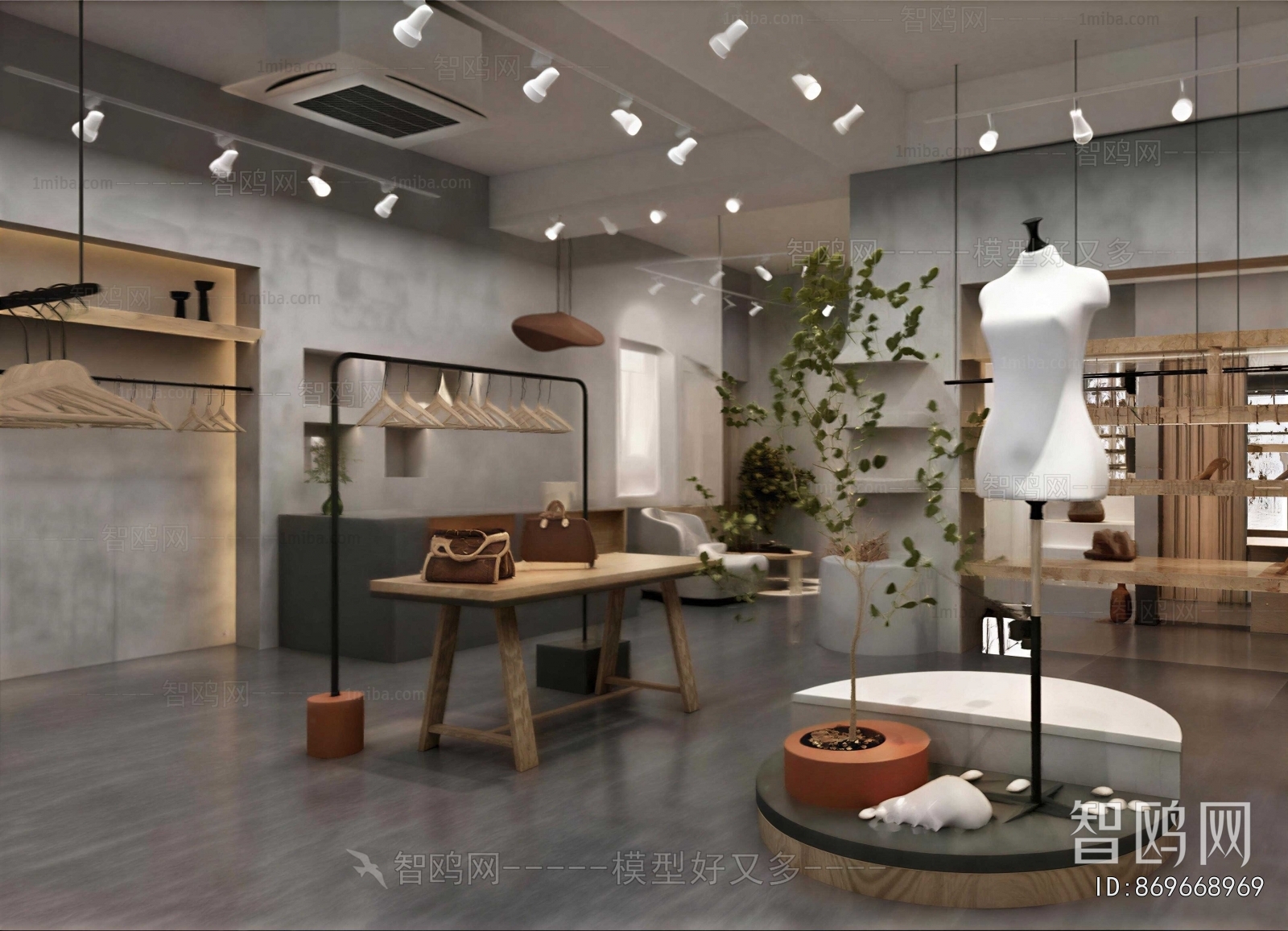 Industrial Style Clothing Store
