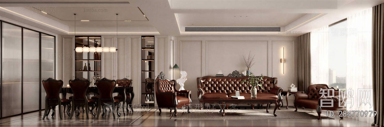 American Style A Living Room