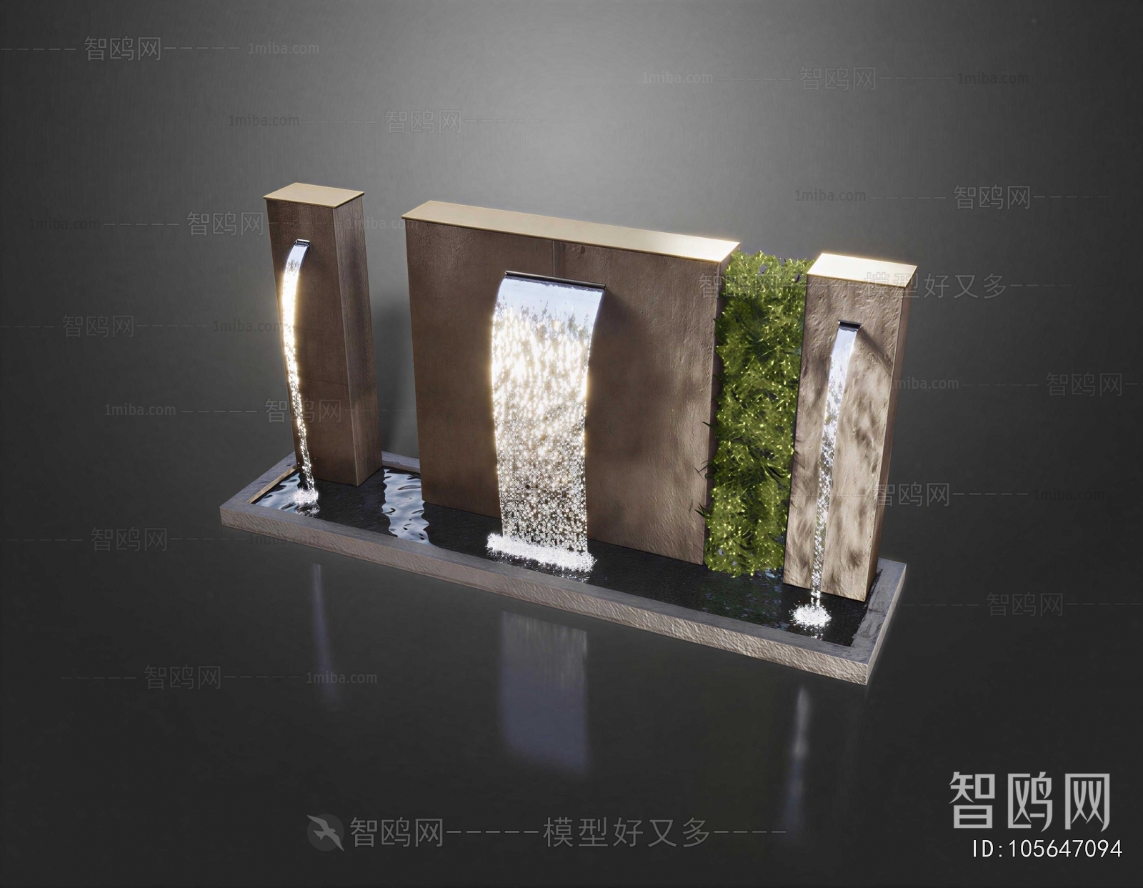 Modern Rockery Waterscape