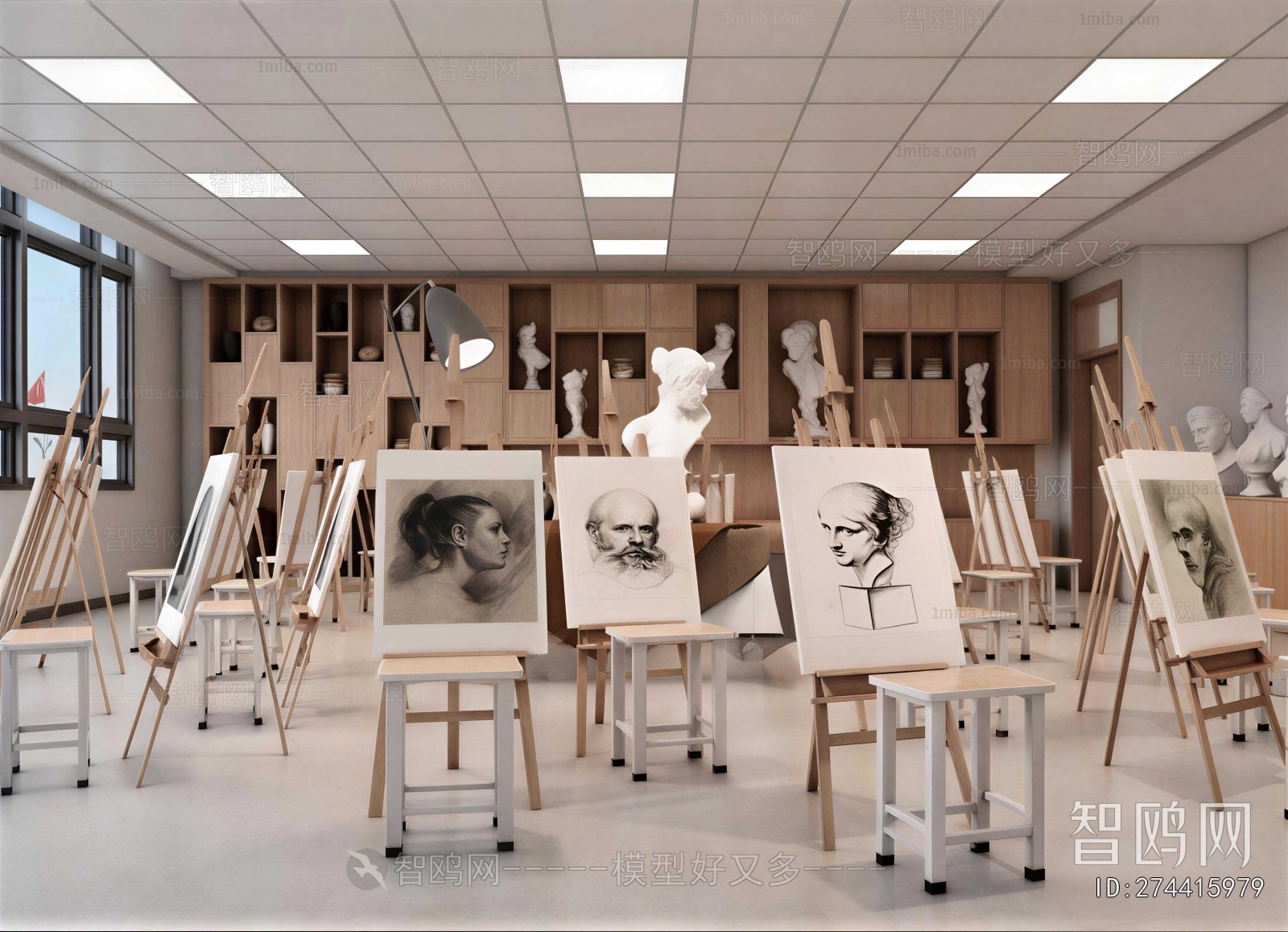 Modern Art Room