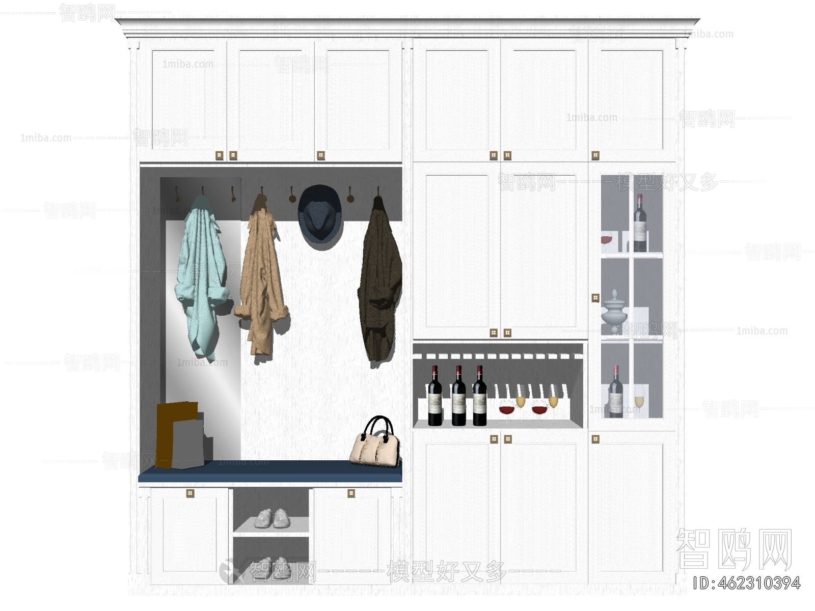 Modern Shoe Cabinet