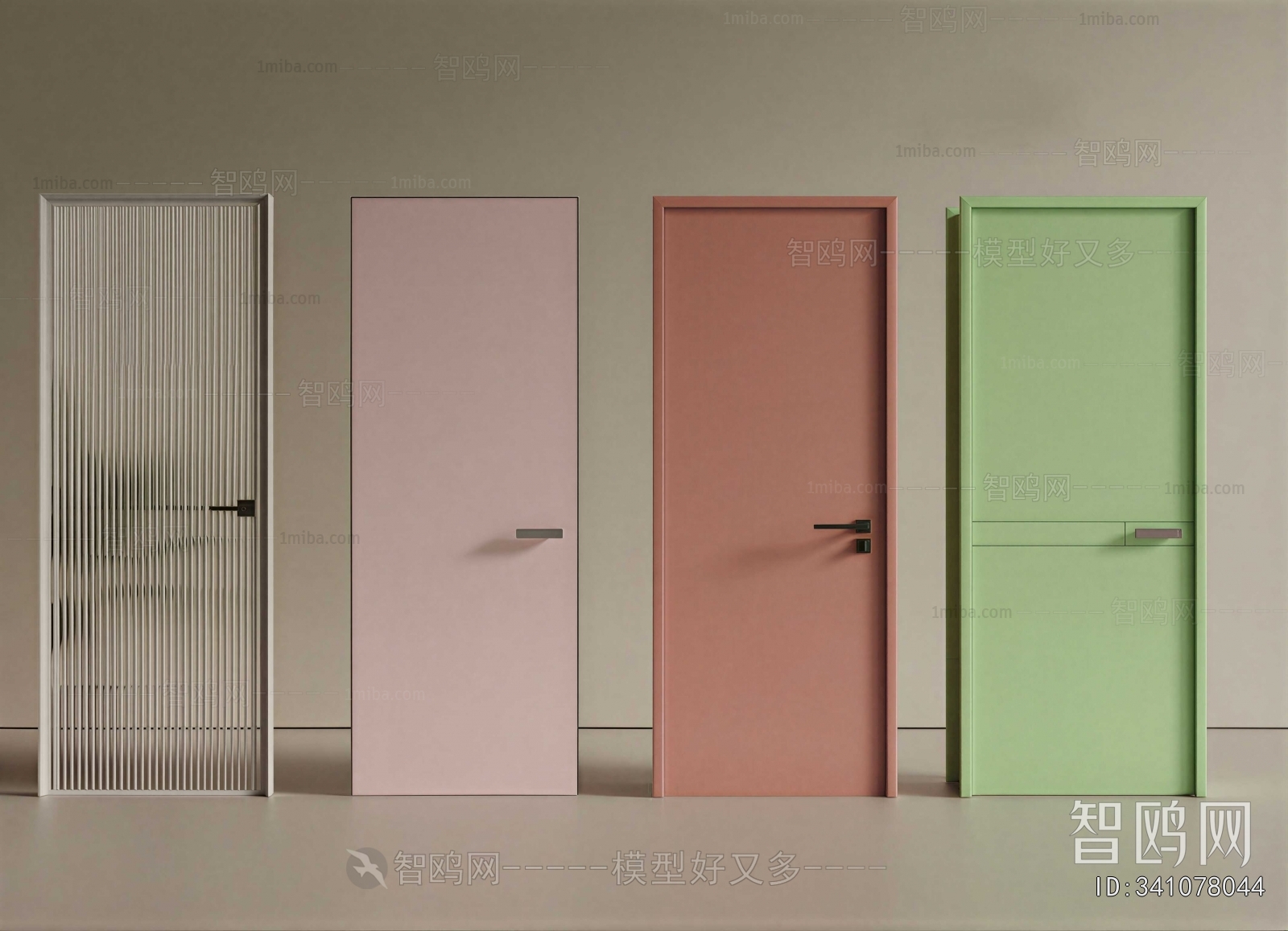 Modern Single Door