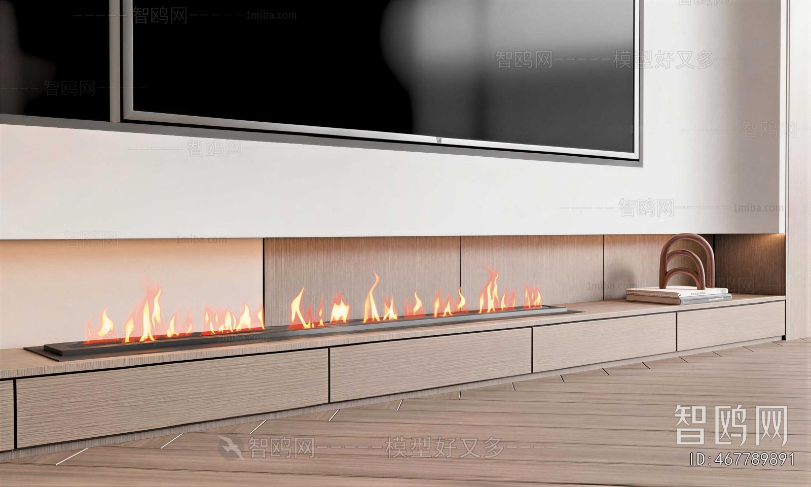Modern Electronic Fireplace