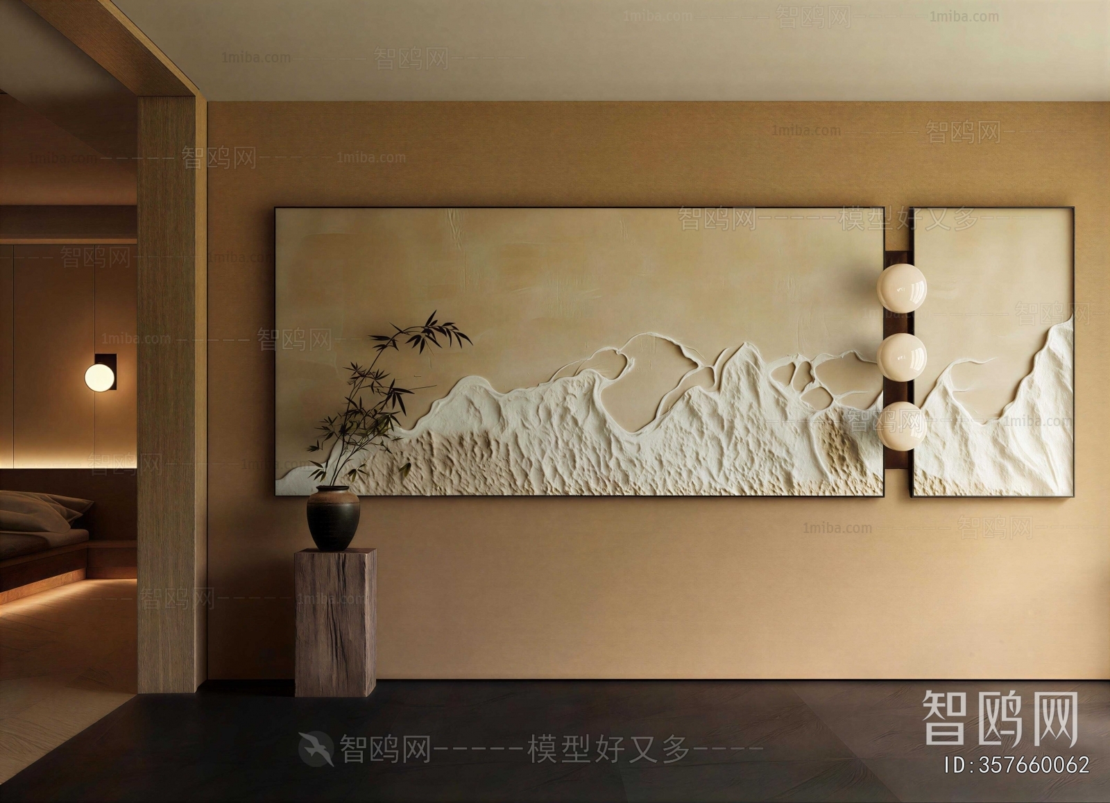 Wabi-sabi Style Wall Decoration