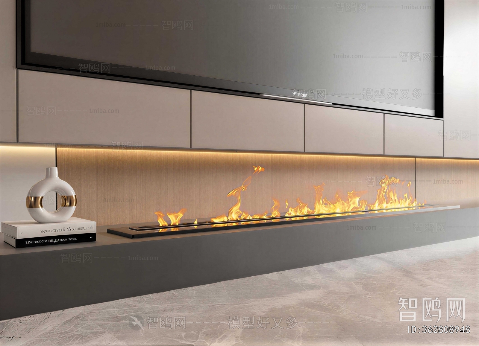 Modern Electronic Fireplace