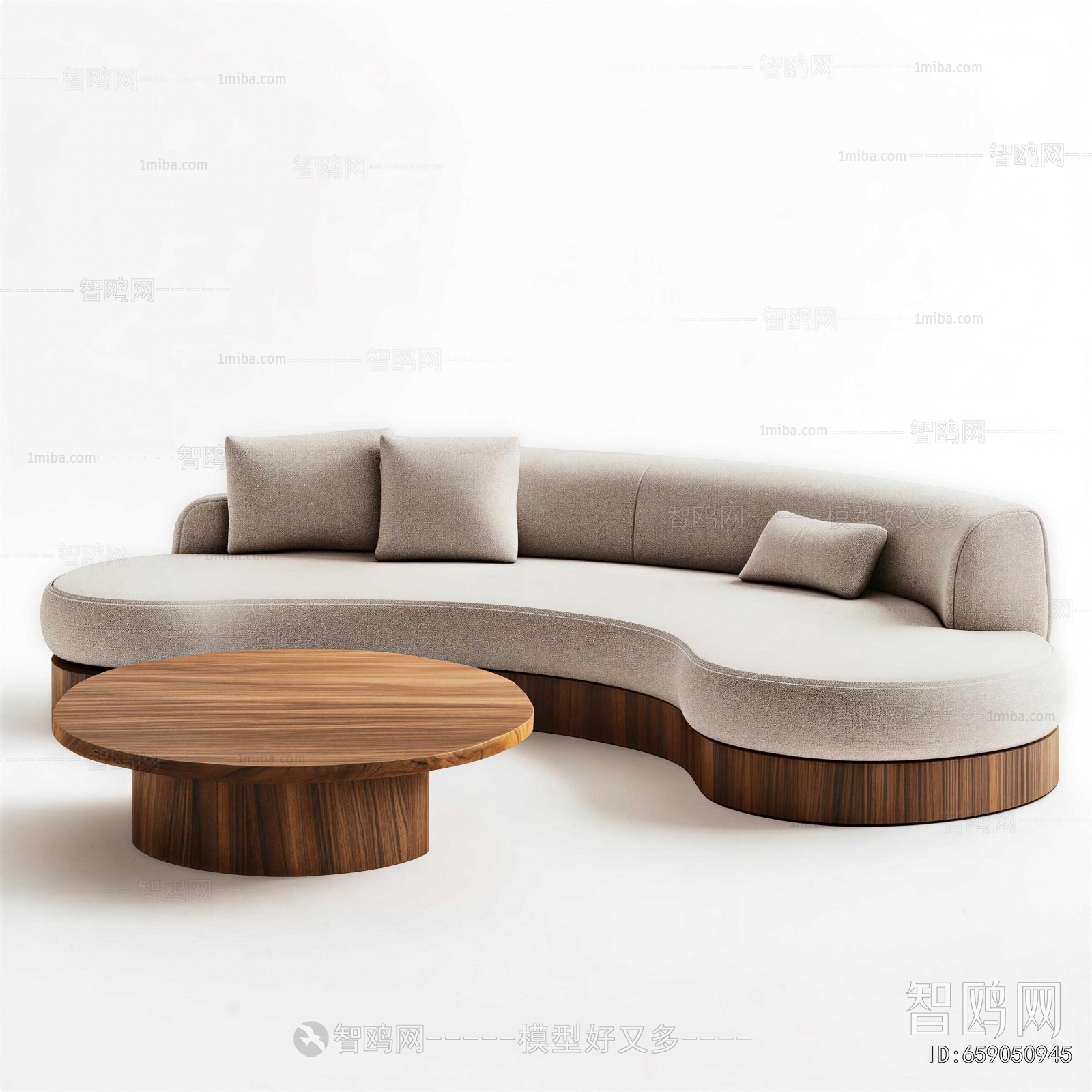 Modern Curved Sofa