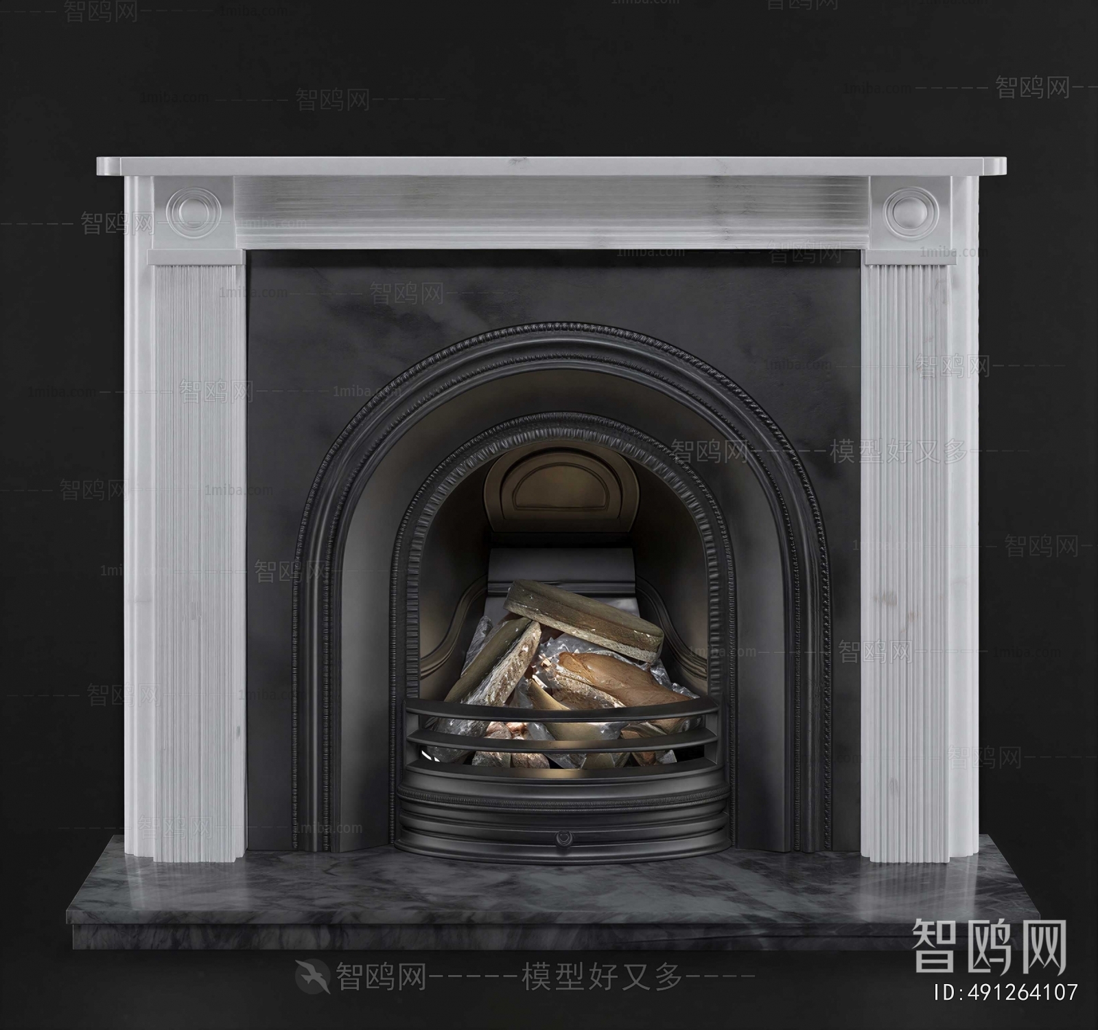 European Style Fireplace