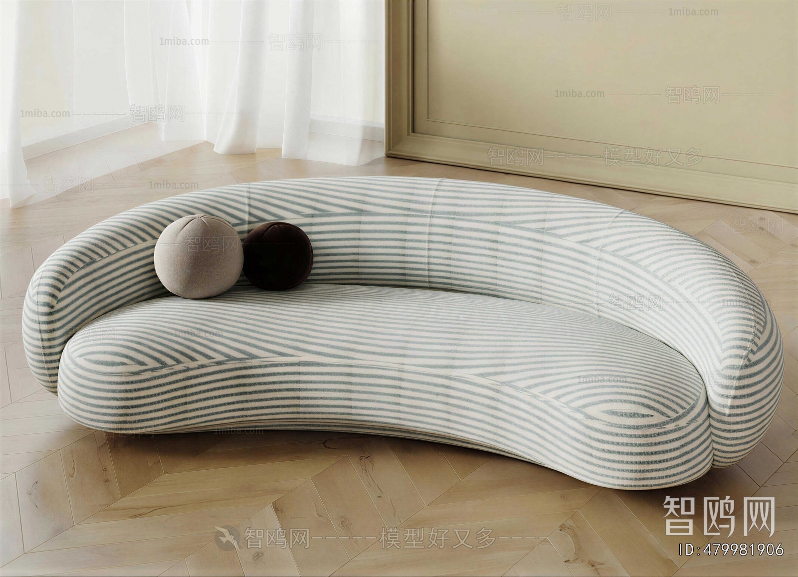Modern Curved Sofa