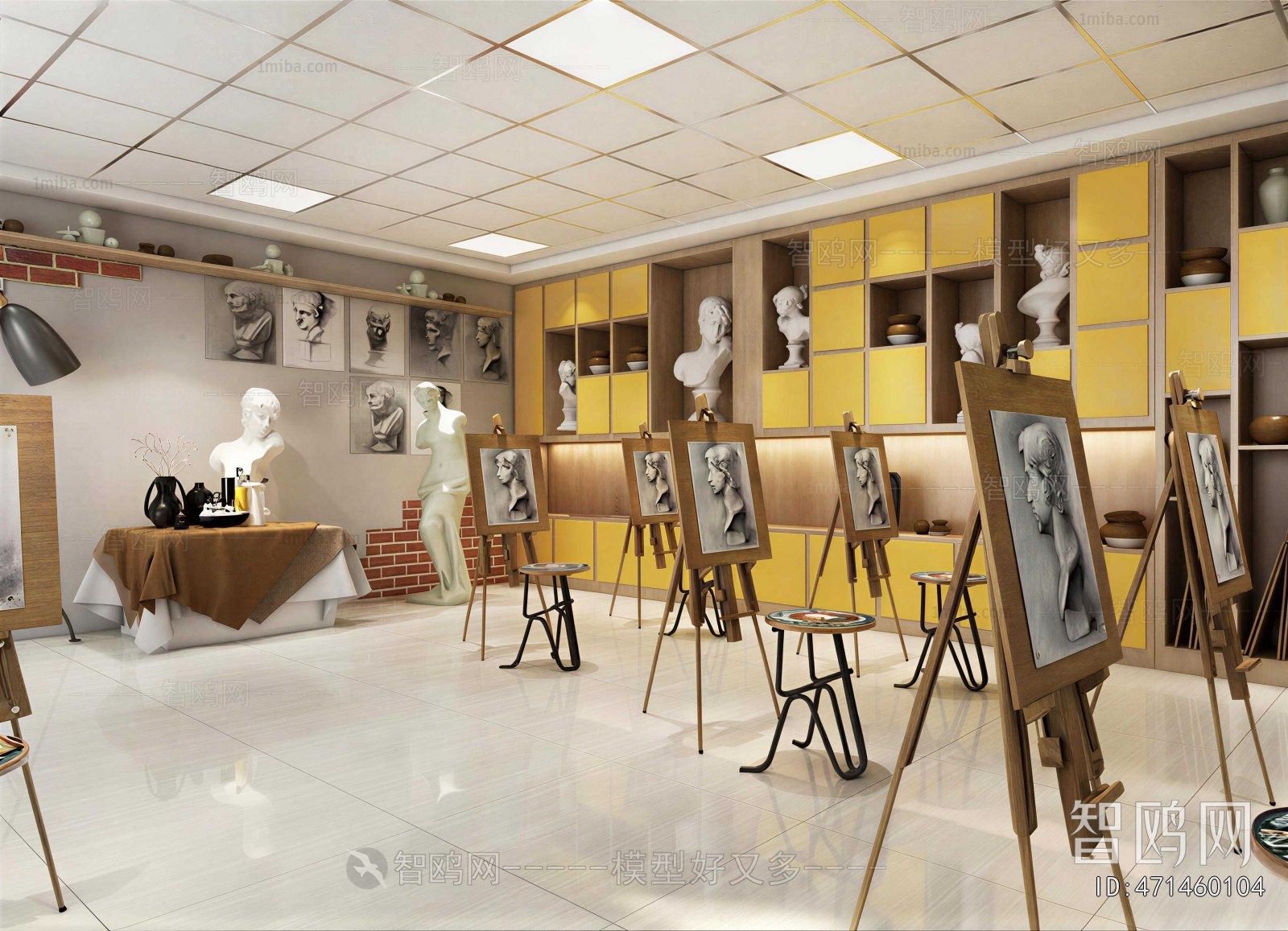 Modern Art Room