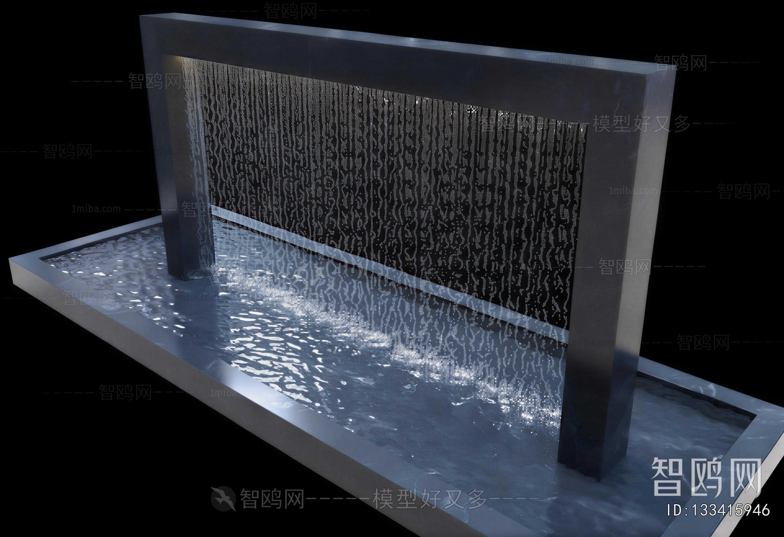 Modern Rockery Waterscape