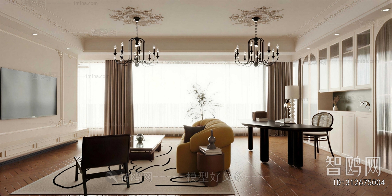 French Style A Living Room