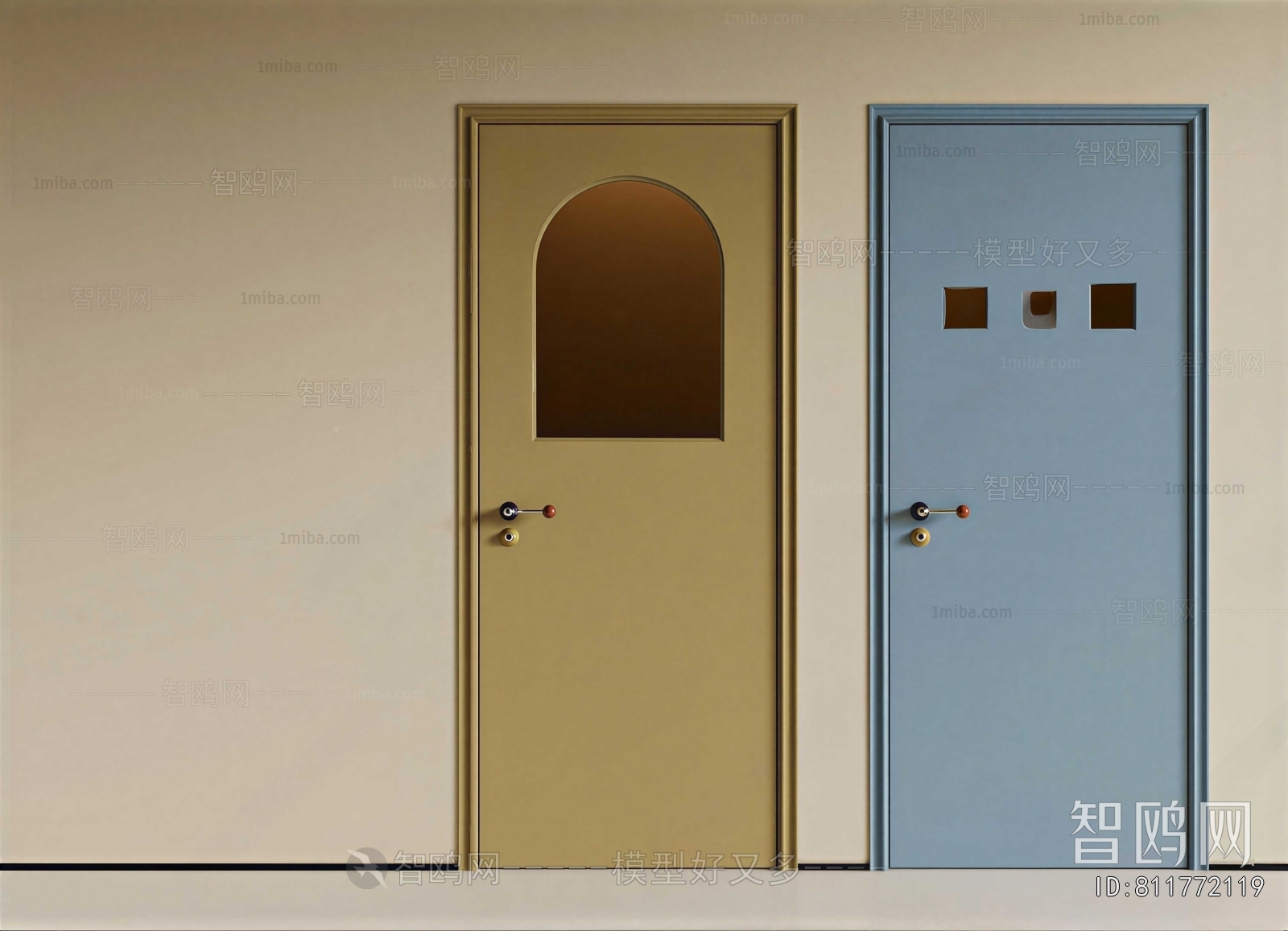 Modern Single Door