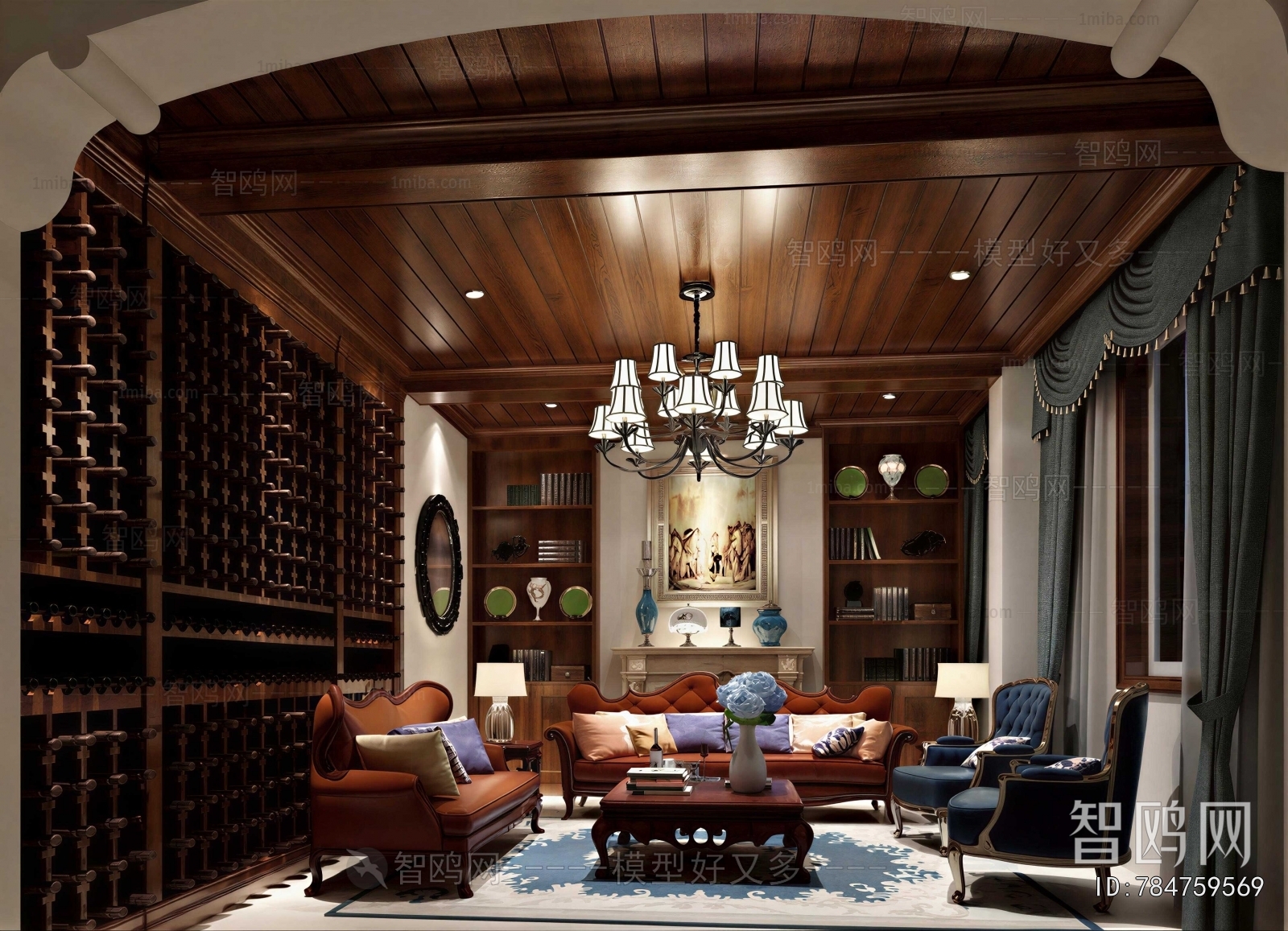 American Style A Living Room