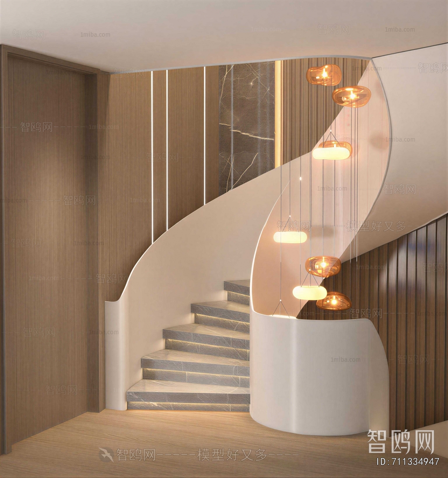 Modern Rotating Staircase