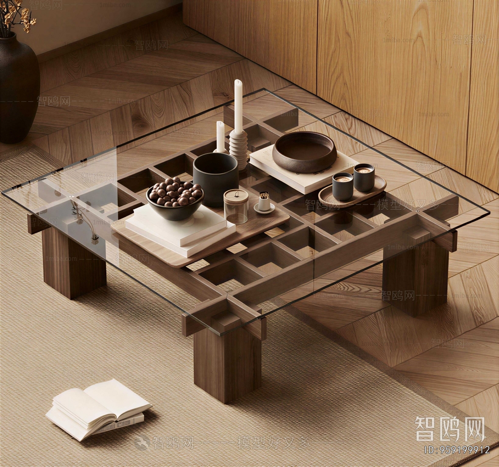 Wabi-sabi Style Coffee Table