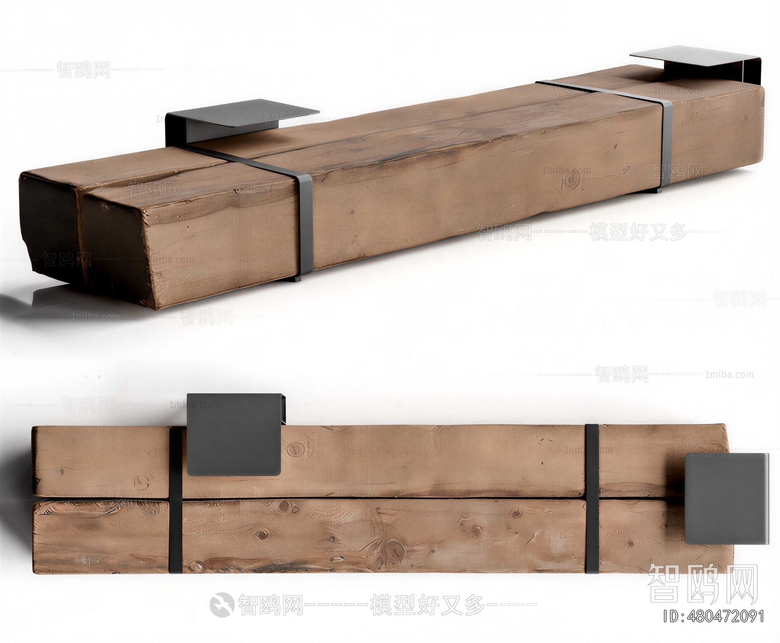 Wabi-sabi Style Bench