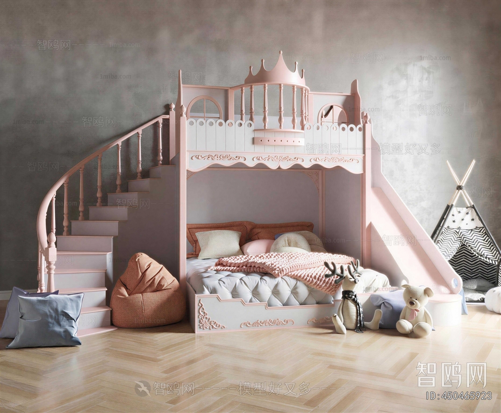 French Style Child's Bed