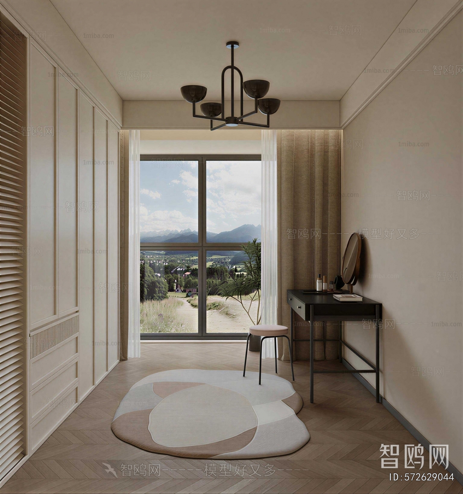 Modern Clothes Storage Area