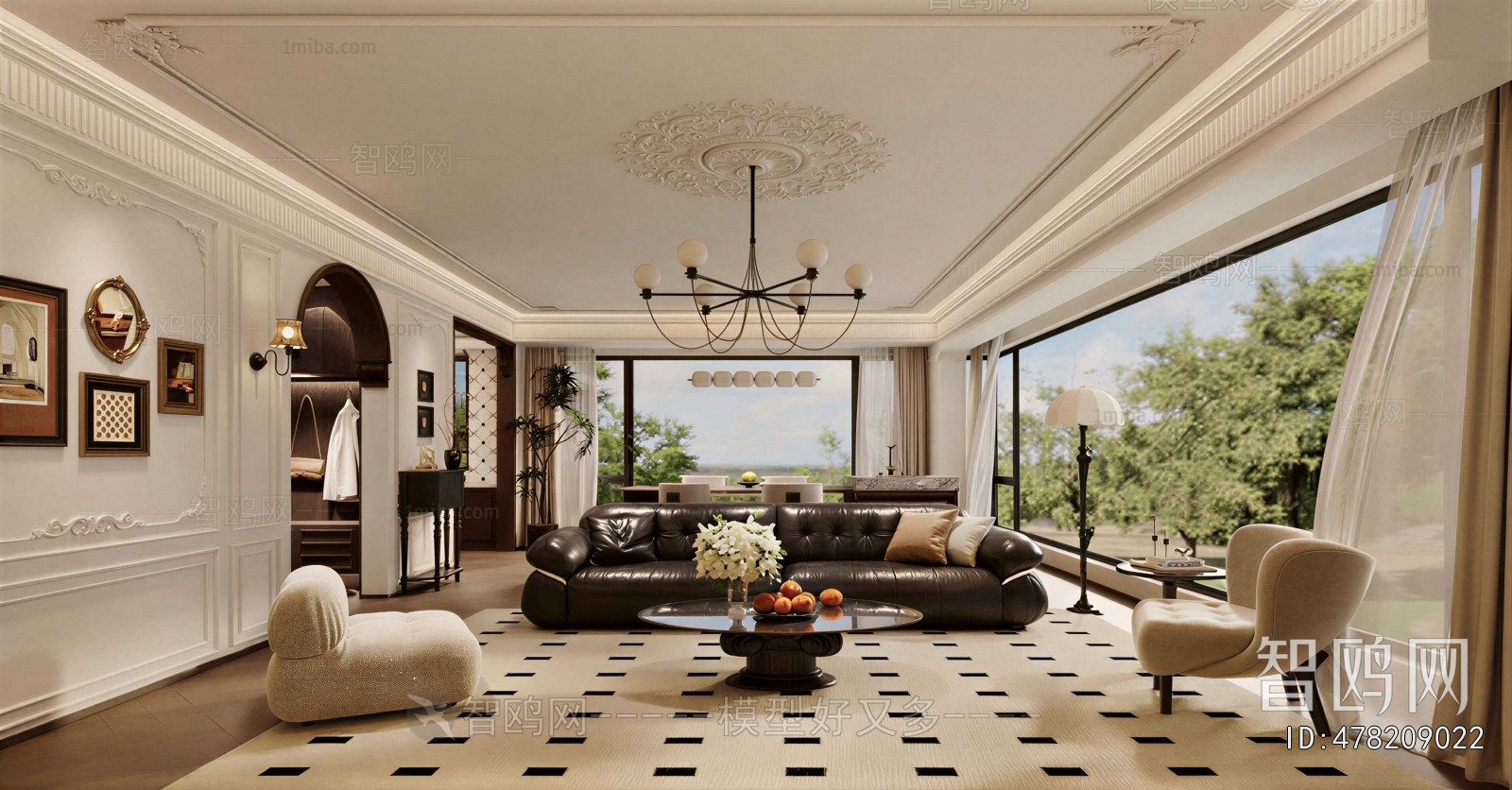 French Style A Living Room