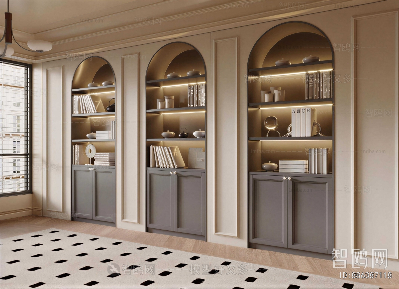 French Style Bookcase