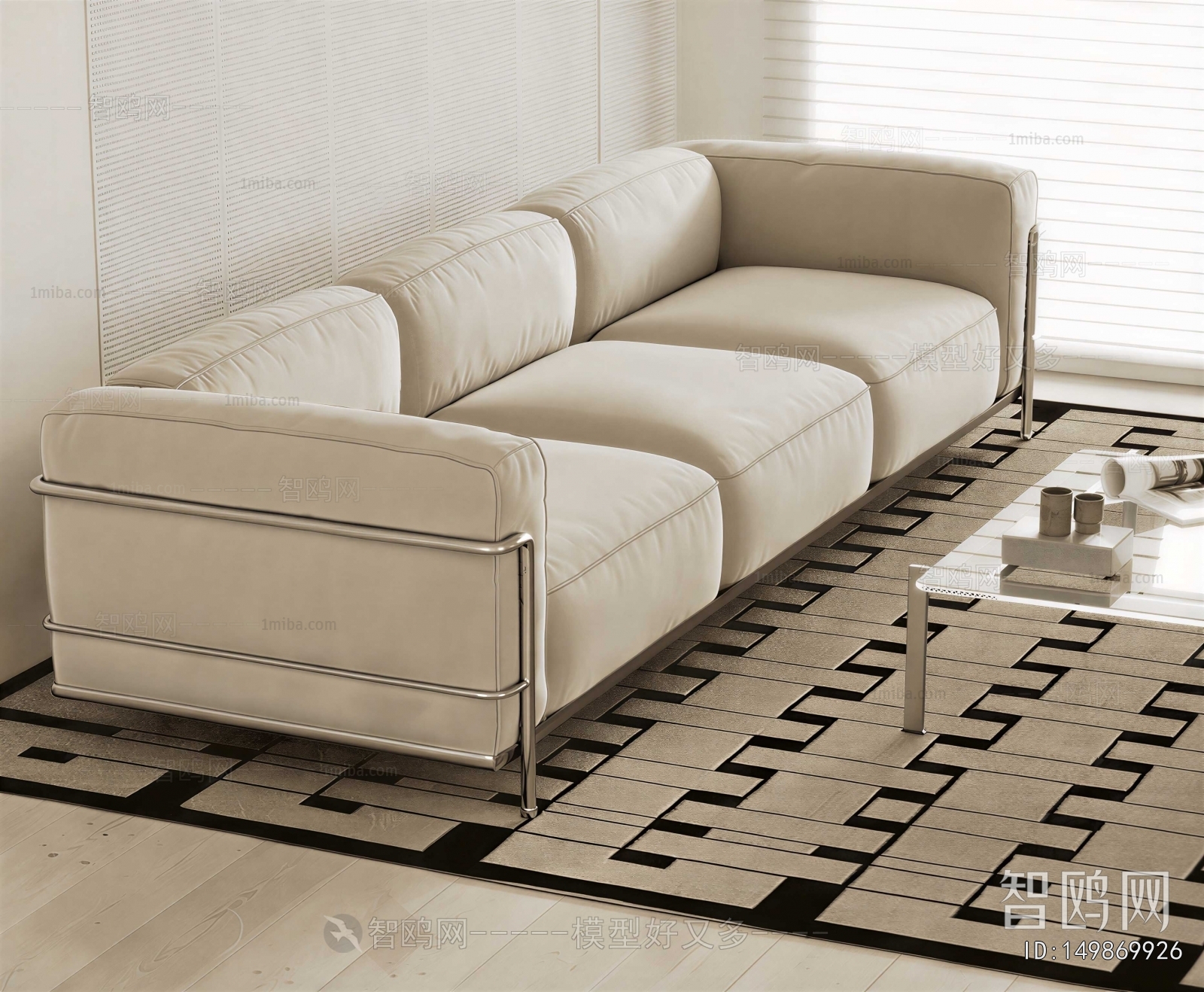 Modern Three-seat Sofa