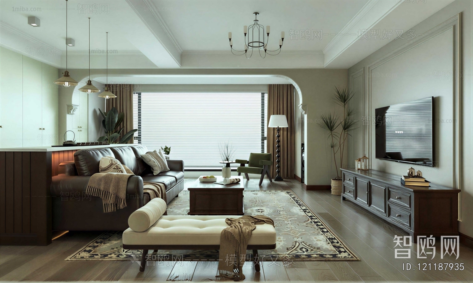 American Style A Living Room