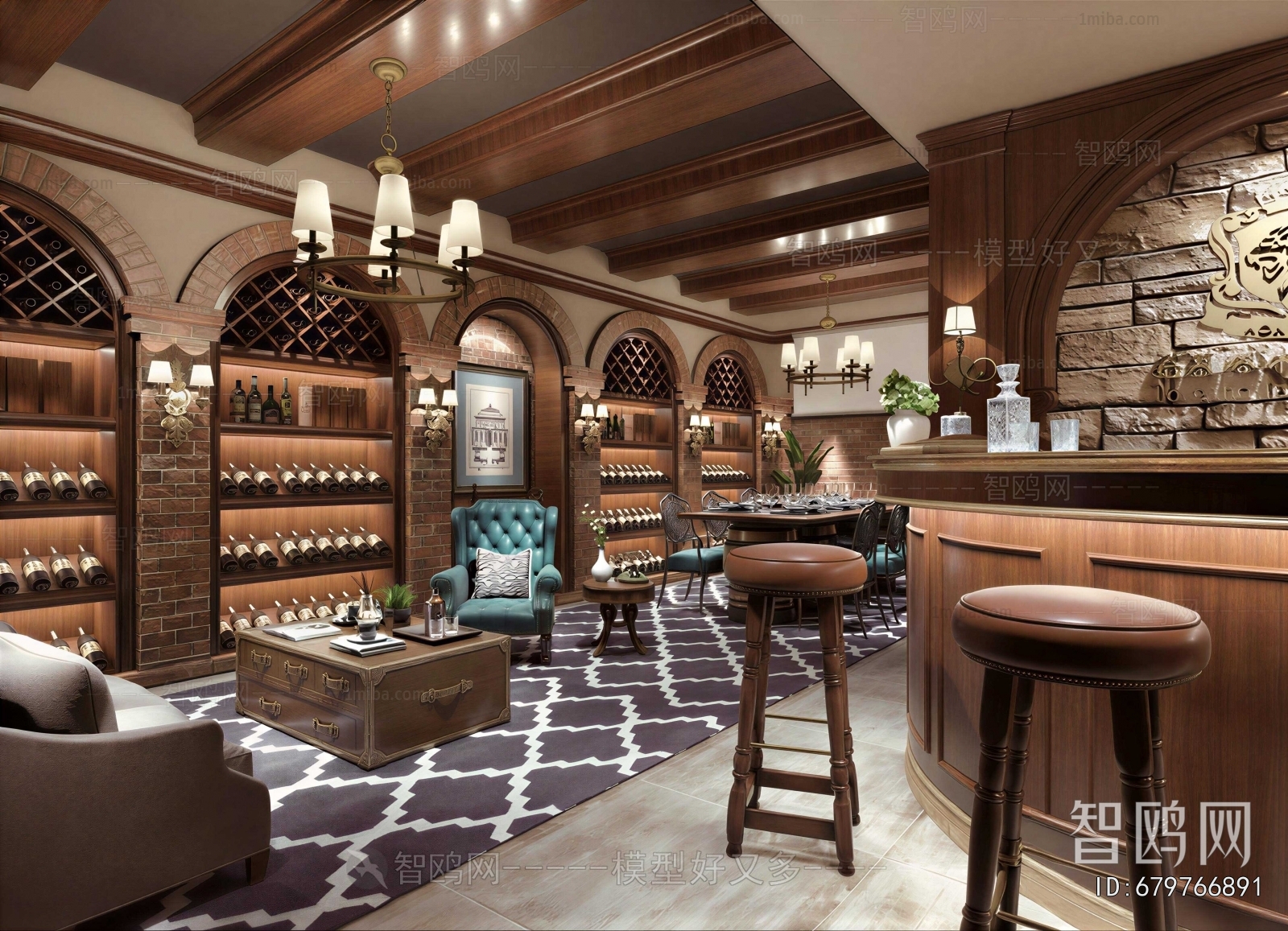 American Style Wine Cellar/Wine Tasting Room