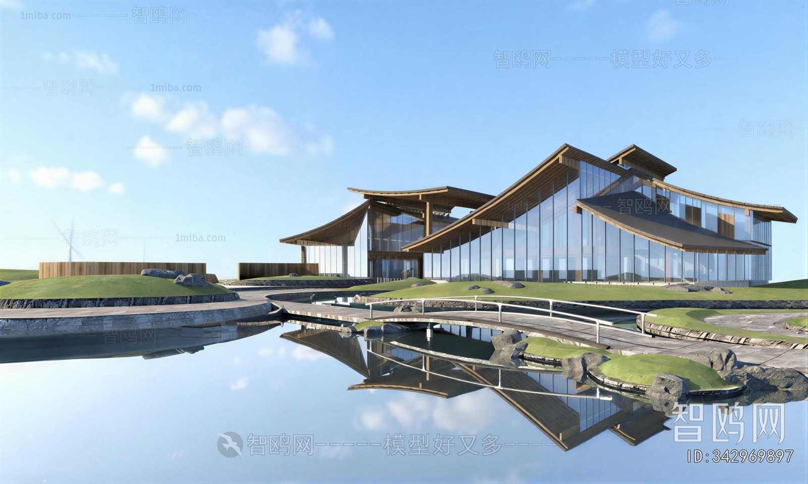 New Chinese Style Public Building