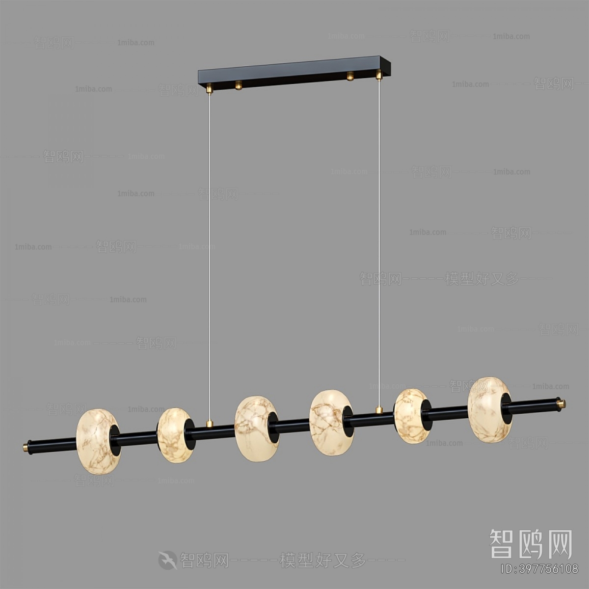 Modern Long Chandelier