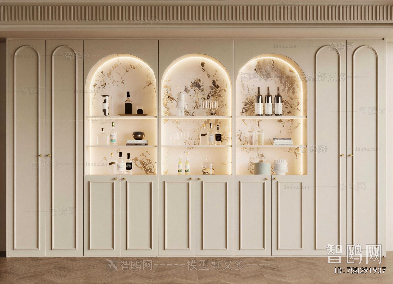 French Style Bookcase
