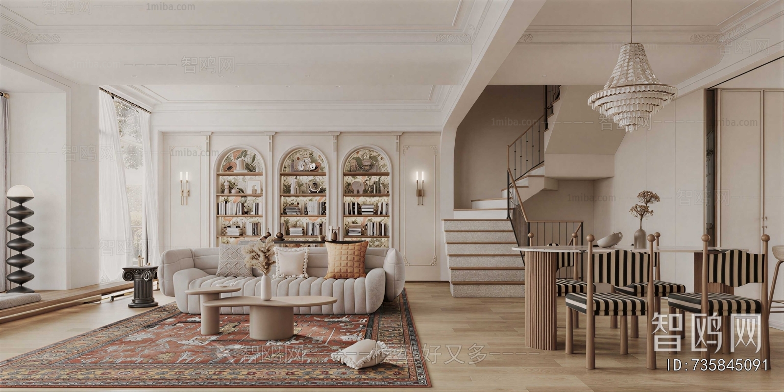 French Style A Living Room