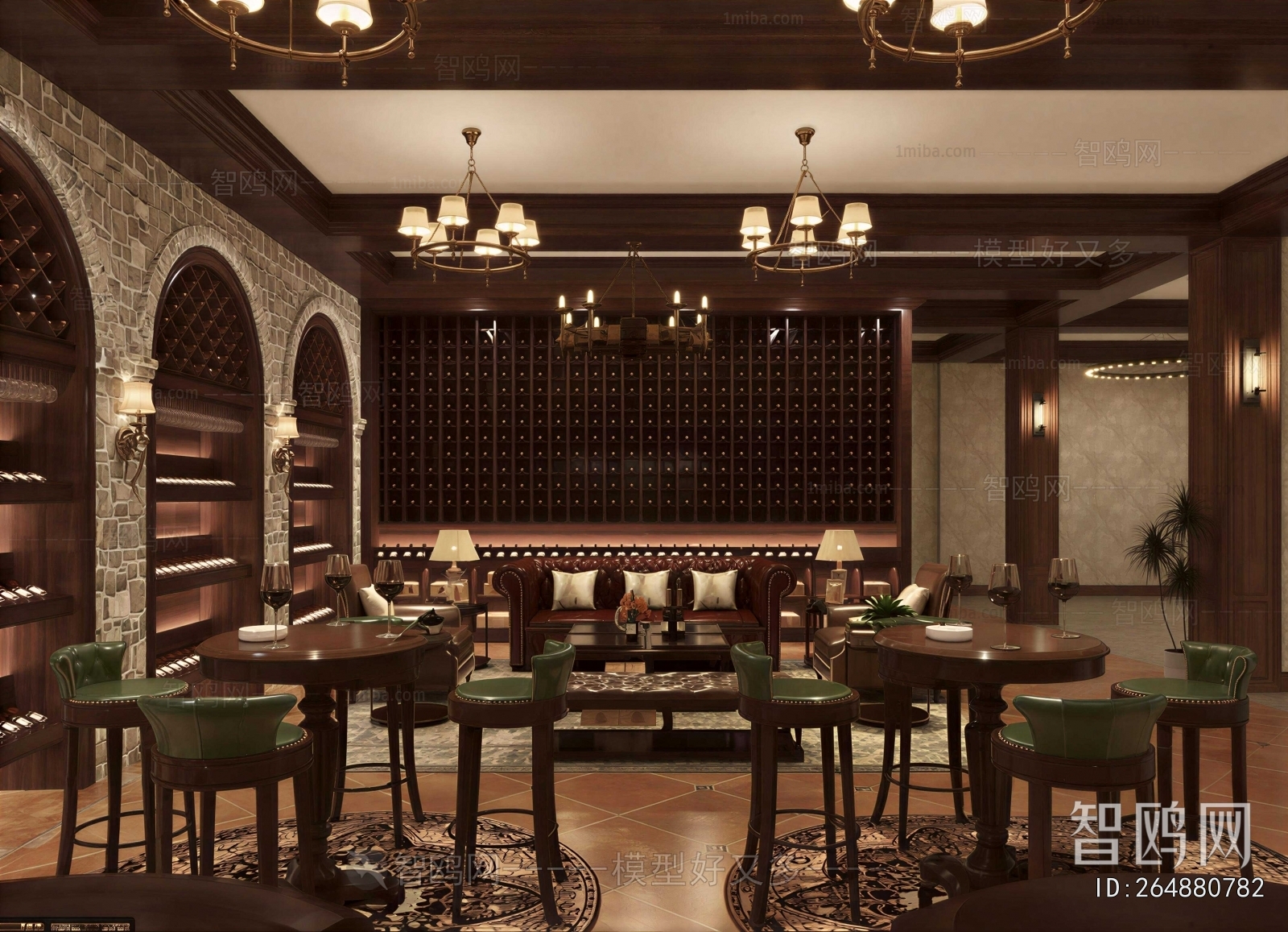 American Style Wine Cellar/Wine Tasting Room