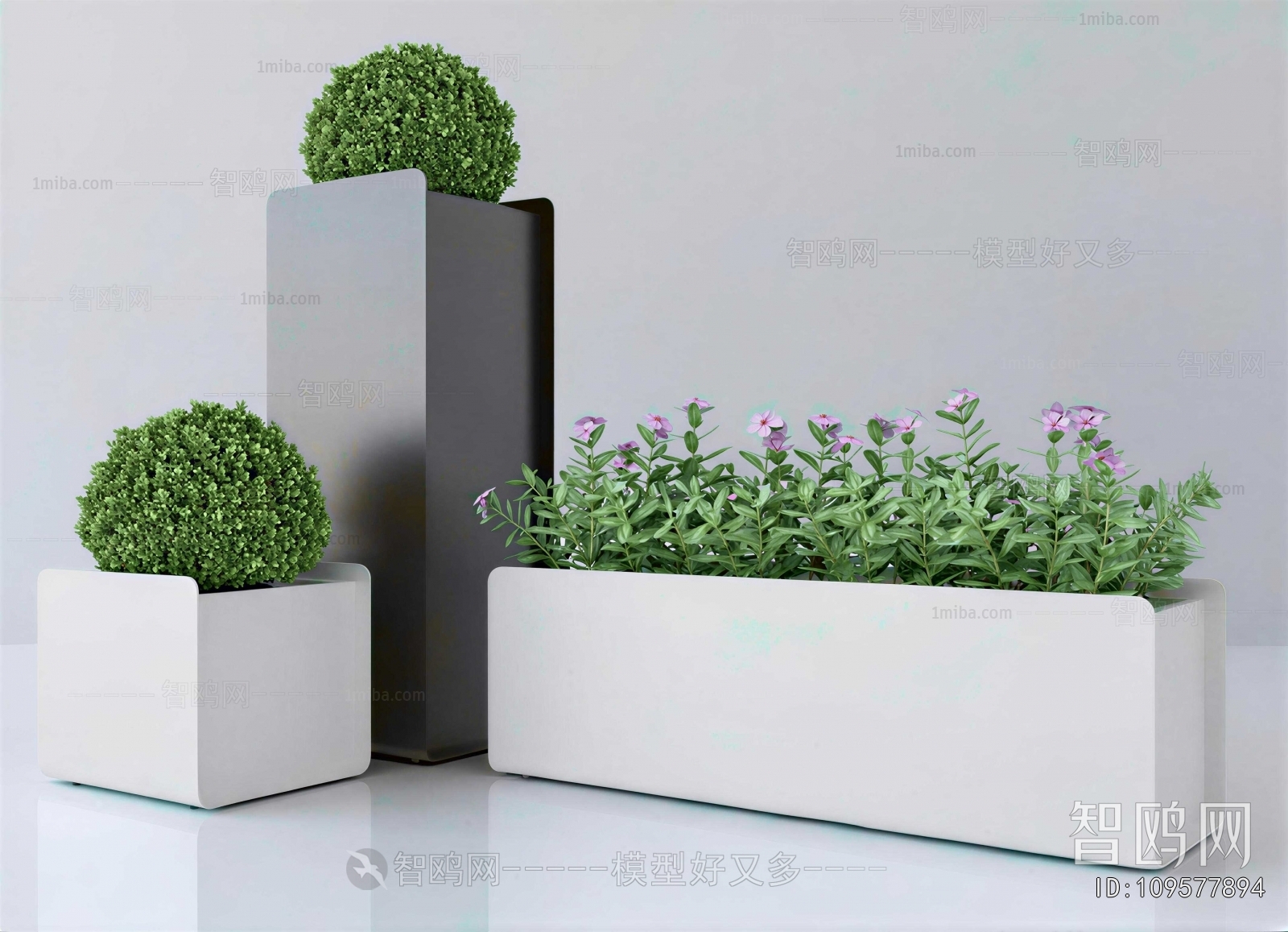 Modern Flower Bed, Flower Bowl, Flower Box