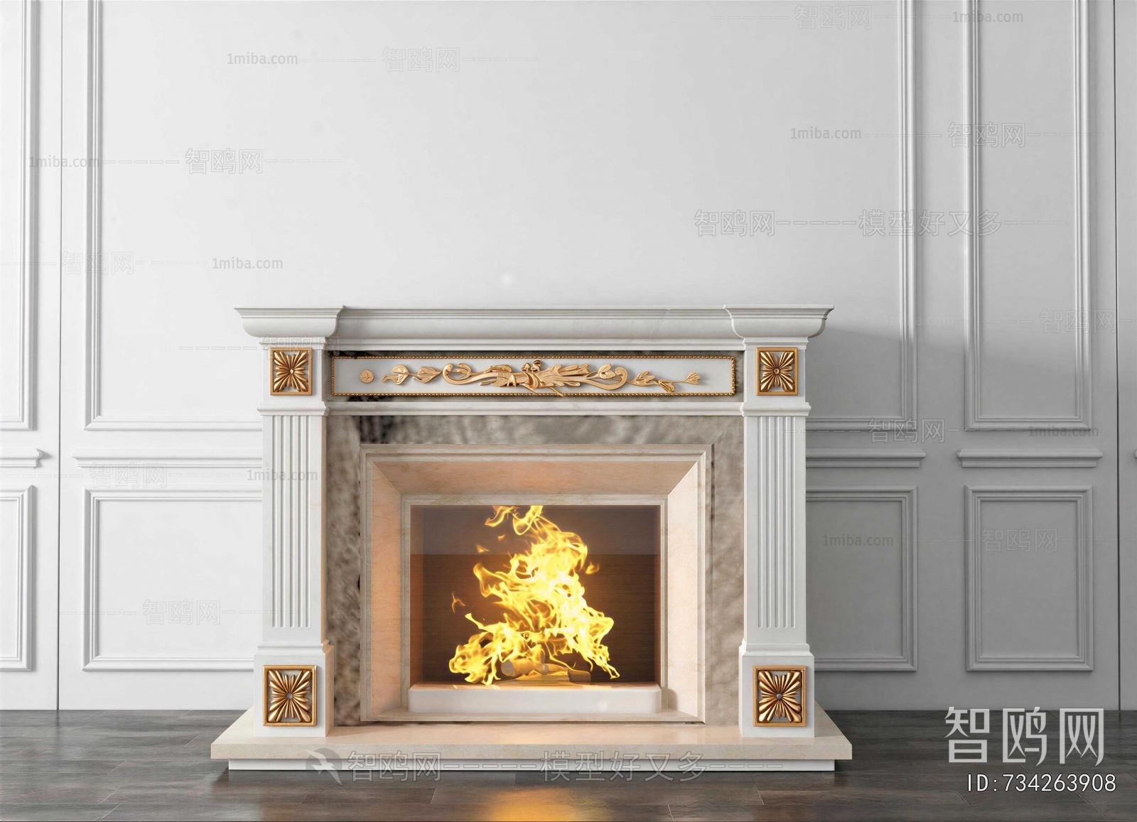 European Style Fireplace