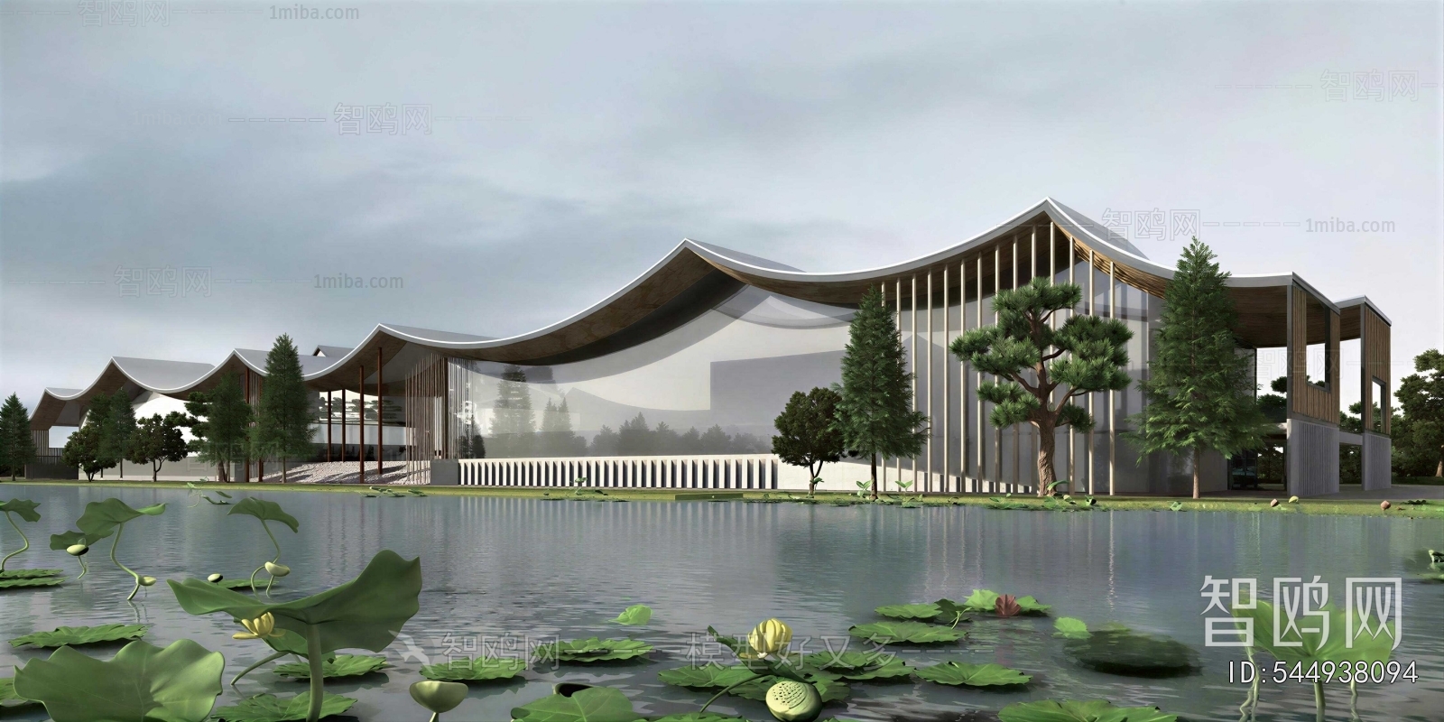 New Chinese Style Public Building