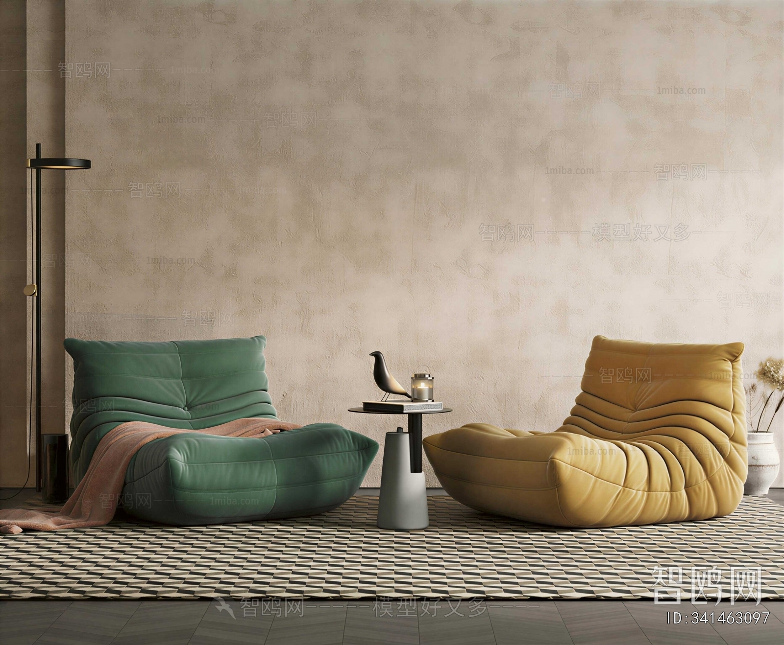 New Chinese Style Beanbag