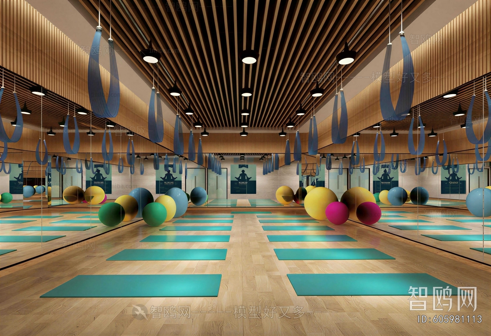 Modern Yoga Room