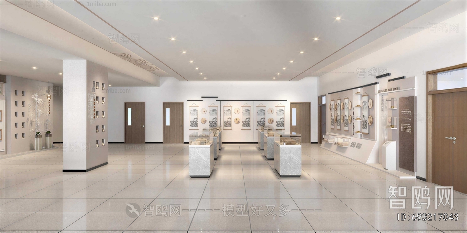 New Chinese Style Exhibition Hall