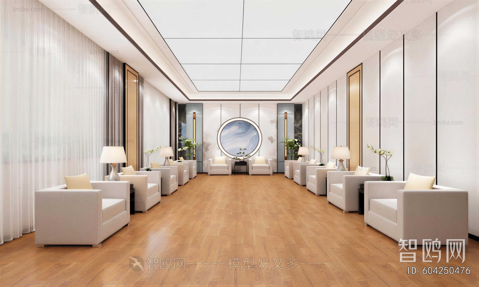 New Chinese Style Reception Room