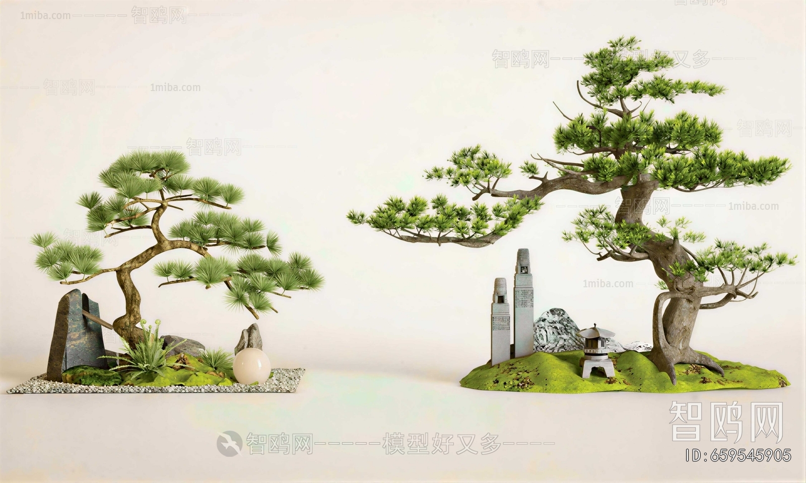 New Chinese Style Plant Landscaping