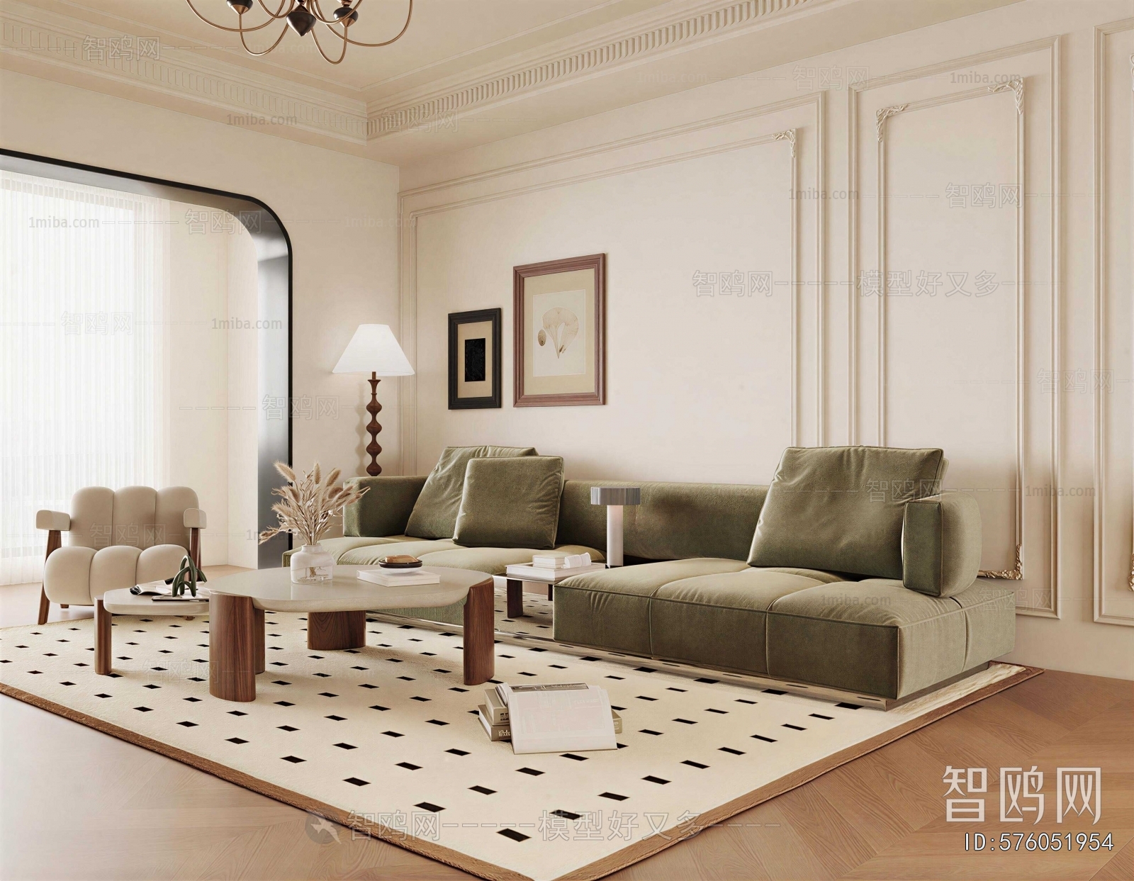 French Style A Living Room
